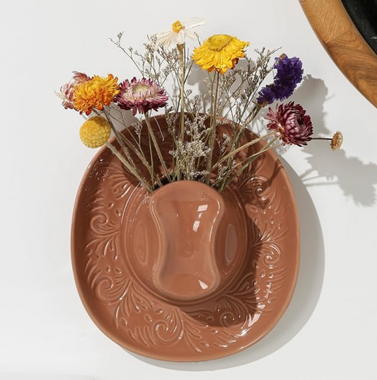 Clay Hat Vase